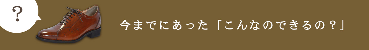 今までにあった「こんなのできるの？」