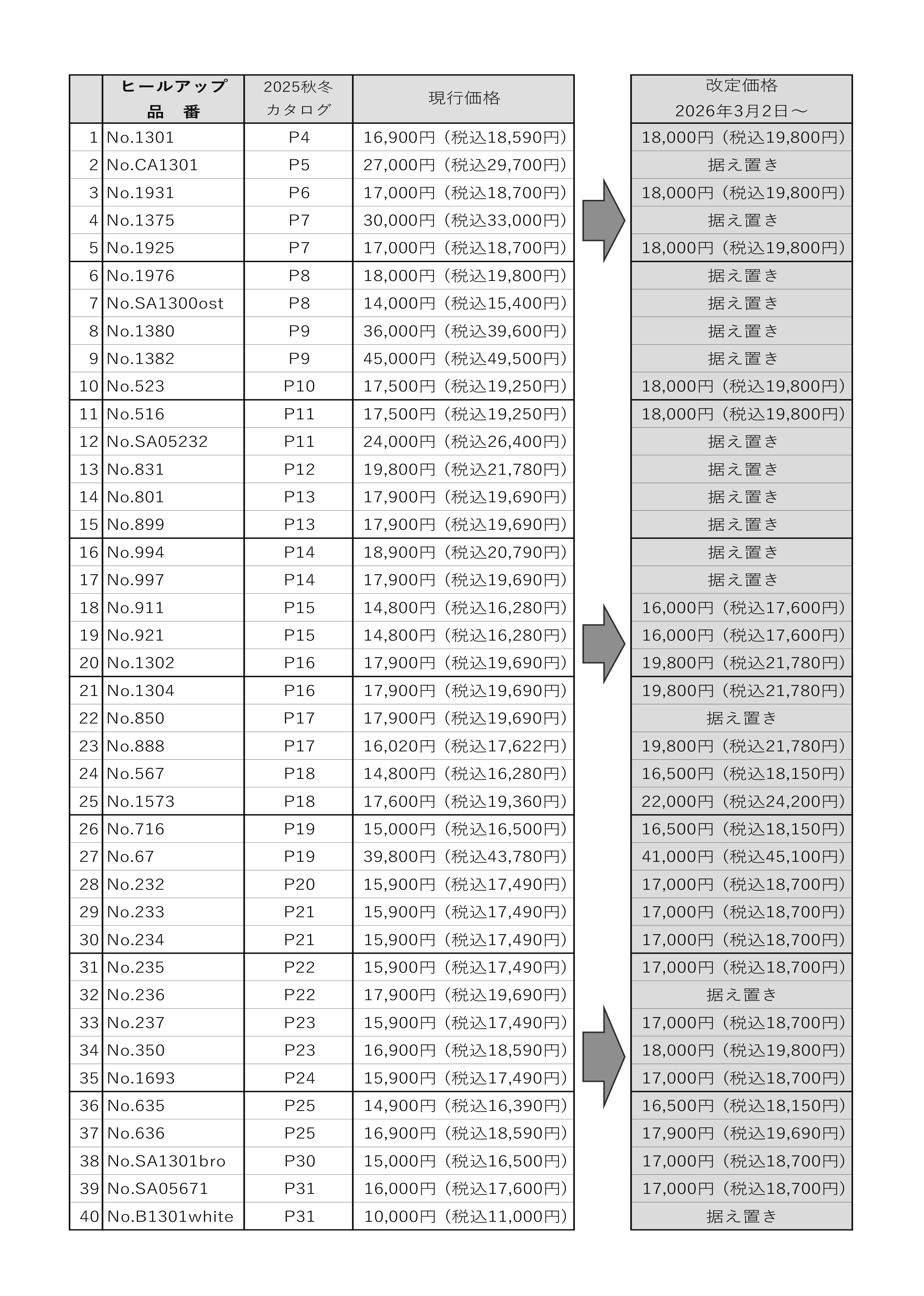 販売価格の改定 シークレットシューズの通販なら革靴本舗 国産シューズ